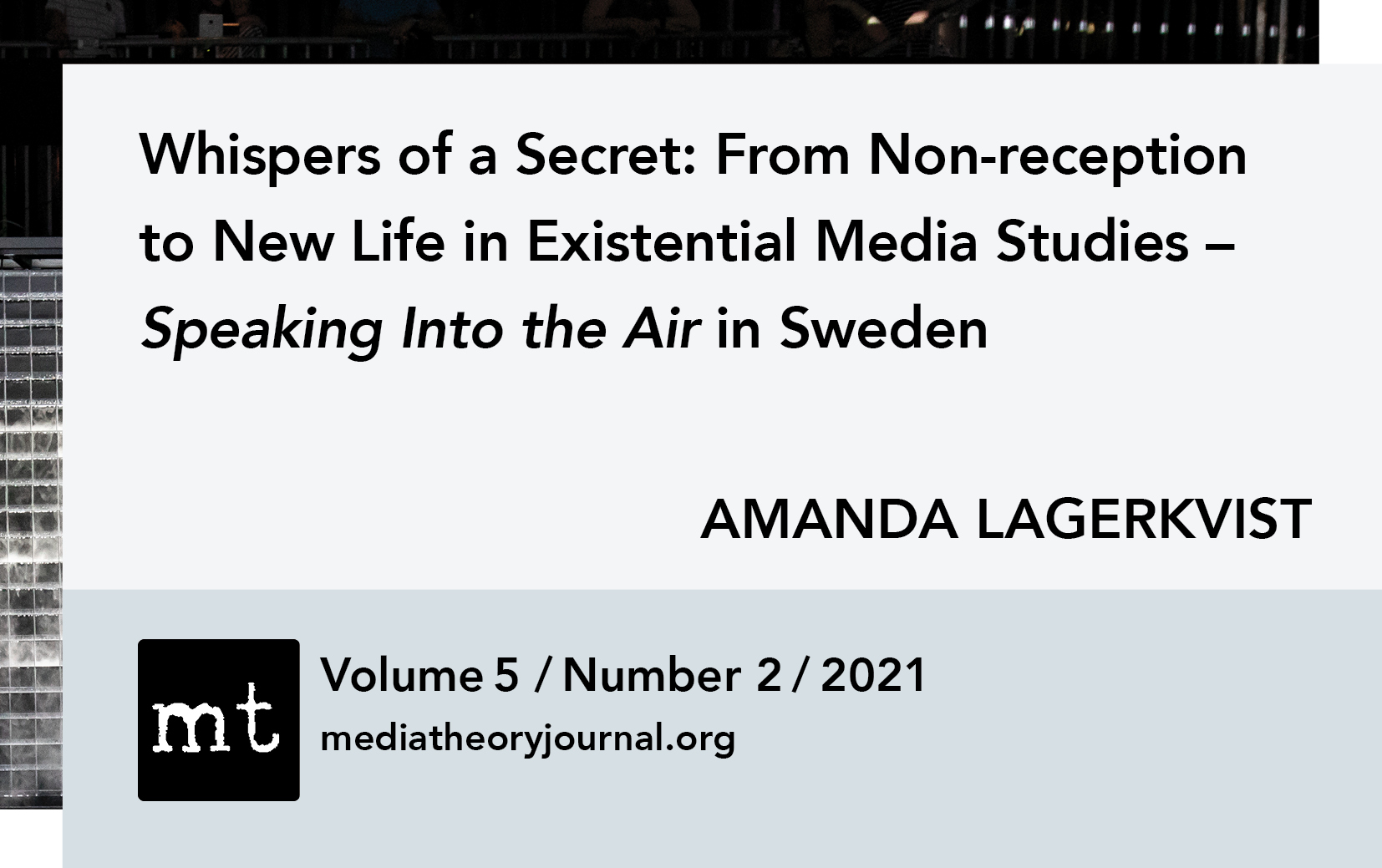 Amanda Lagerkvist: Whispers of a Secret