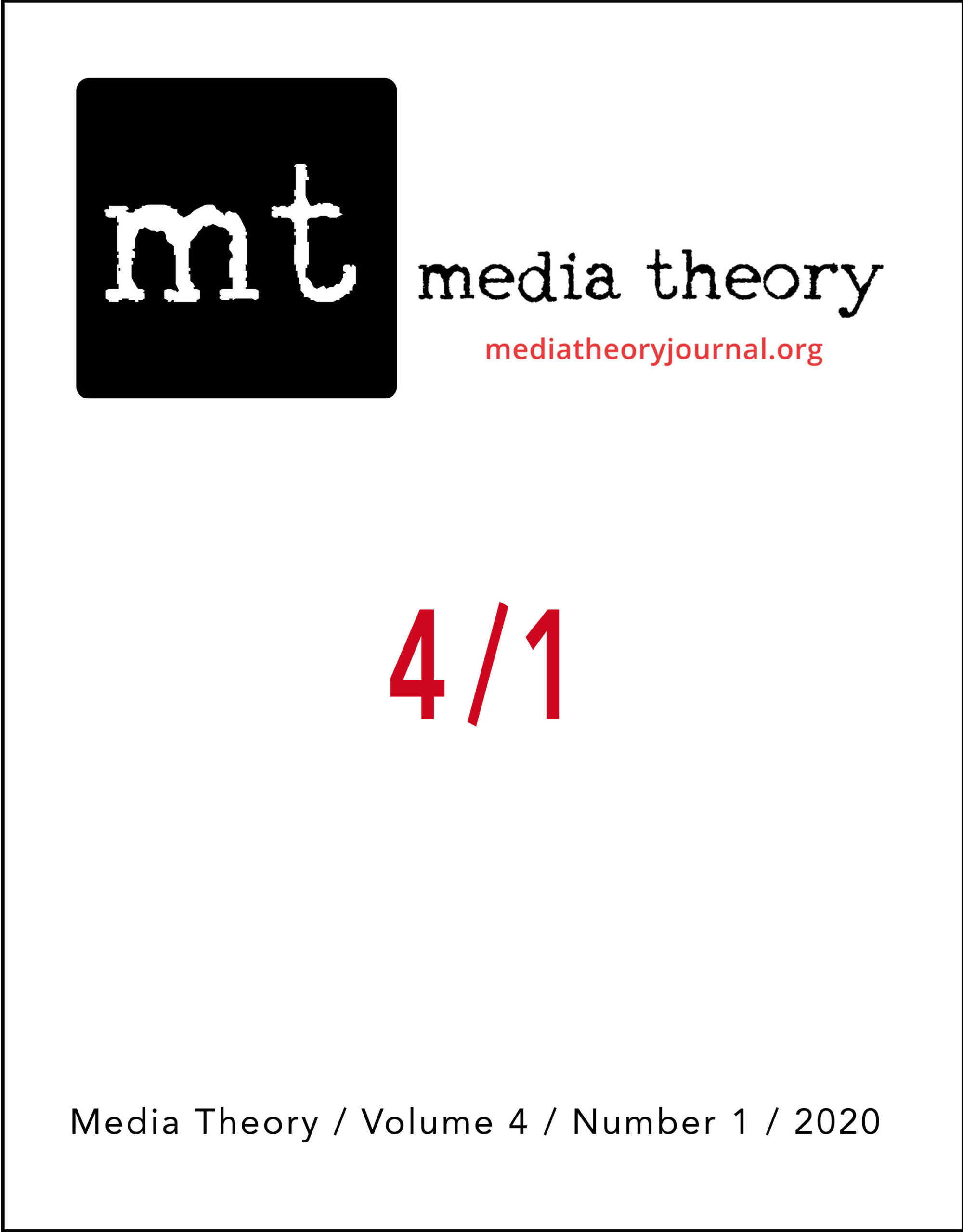 Media Theory 4.1 Out Now! Media Theory