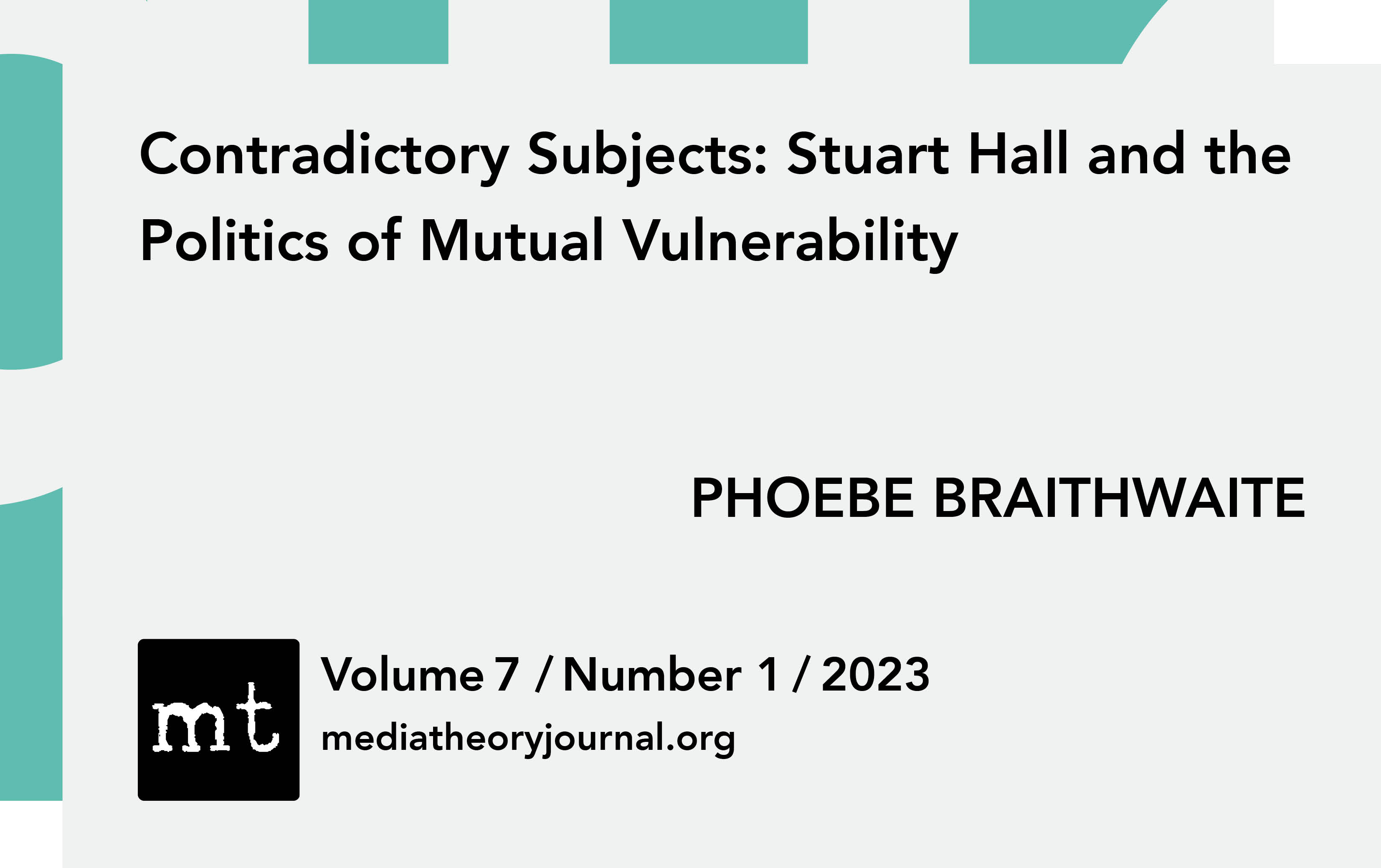PHOEBE BRAITHWAITE: Contradictory Subjects