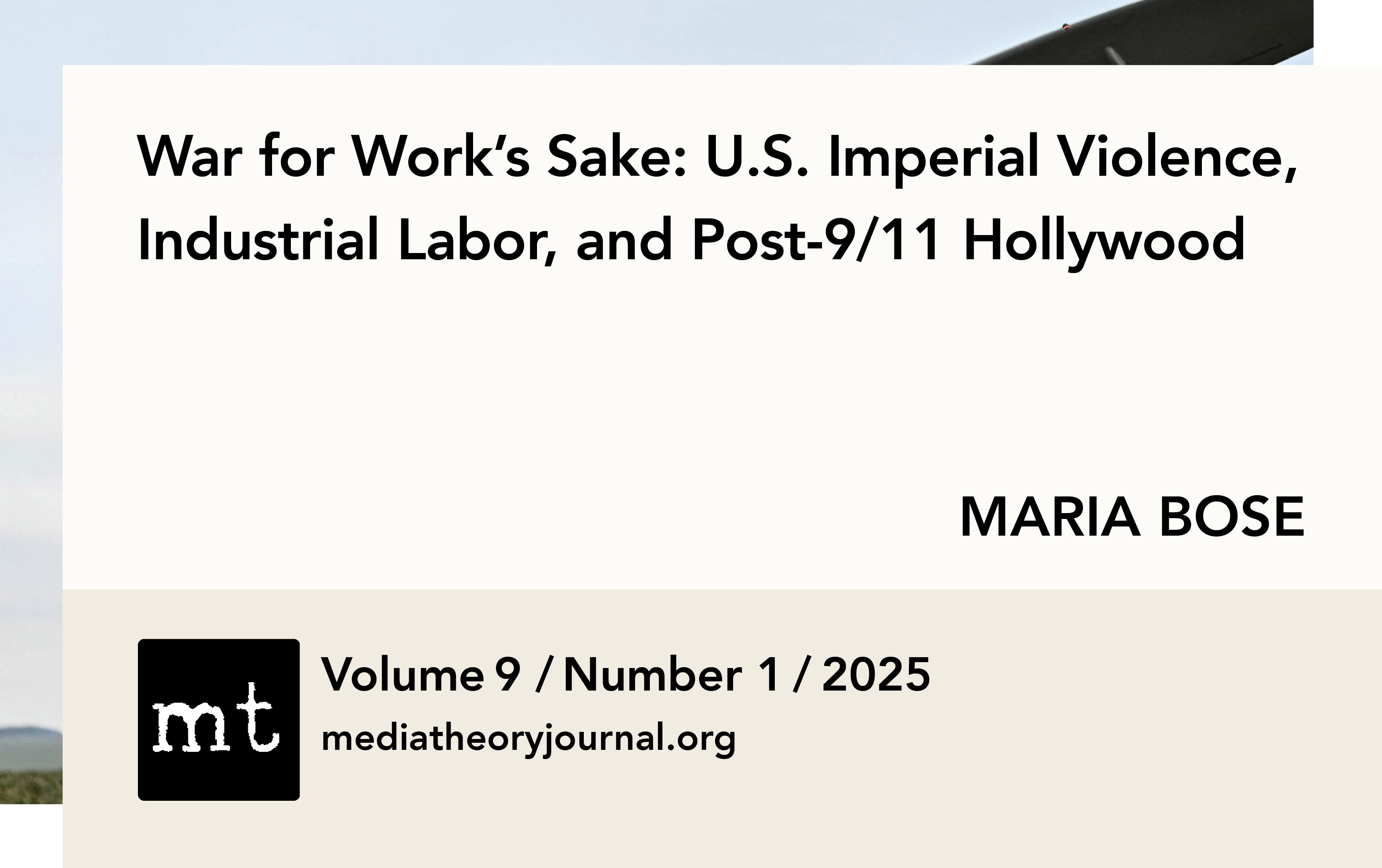 Bose: War for Work’s Sake